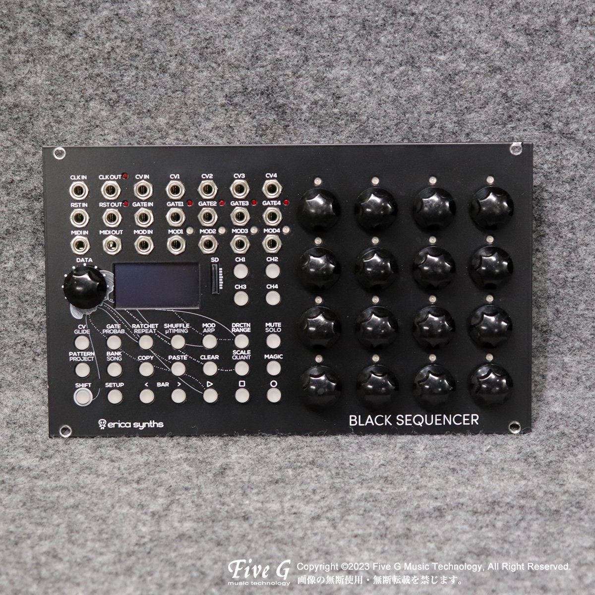 Erica Synths | Black Sequencer | 中古 - Used - モジュラーシンセ