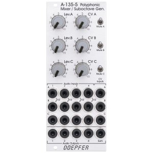 Doepfer | A-135-5 Poly VC Mixer / Suboctave Generator<img class='new_mark_img2' src='https://img.shop-pro.jp/img/new/icons5.gif' style='border:none;display:inline;margin:0px;padding:0px;width:auto;' />