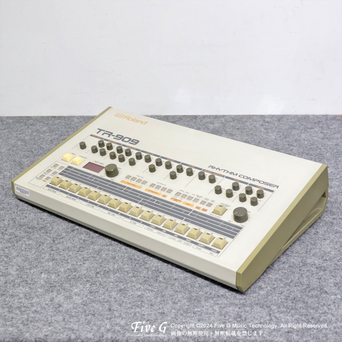 Roland | TR-909 | ヴィンテージ - Vintage - リズムマシン | Five G 