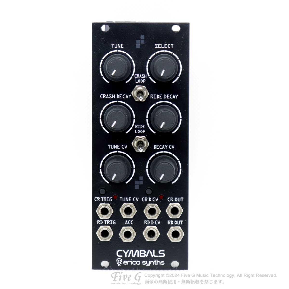 Erica Synths | CYMBALS | 中古 - Used - モジュラーシンセ | Five G music technology