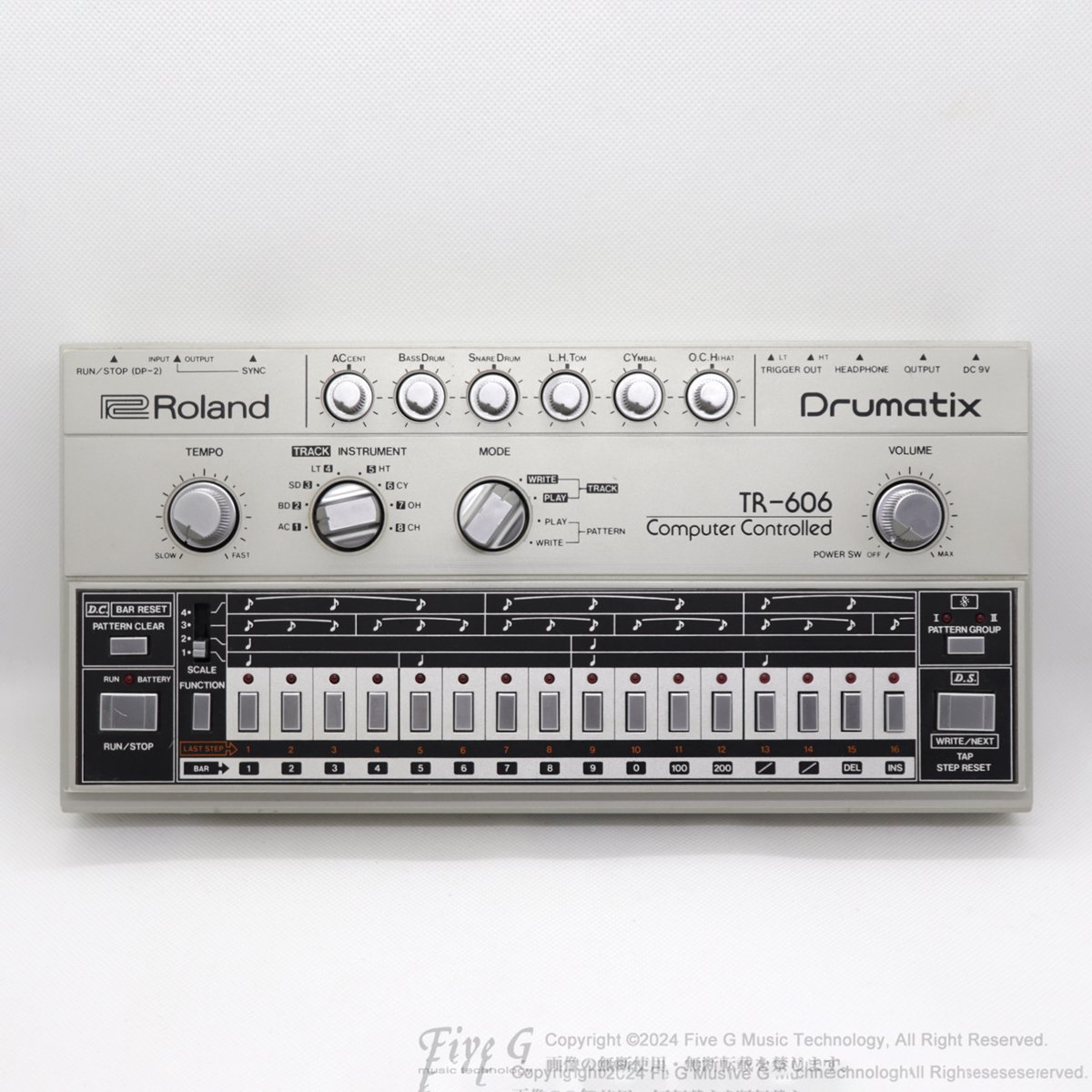 Roland | TR-606 | 中古 - Used - リズムマシン | Five G music technology