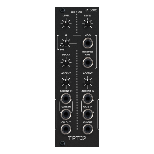 Tiptop Audio | HATS-808 Hi-HatsBlack Panel<img class='new_mark_img2' src='https://img.shop-pro.jp/img/new/icons5.gif' style='border:none;display:inline;margin:0px;padding:0px;width:auto;' />