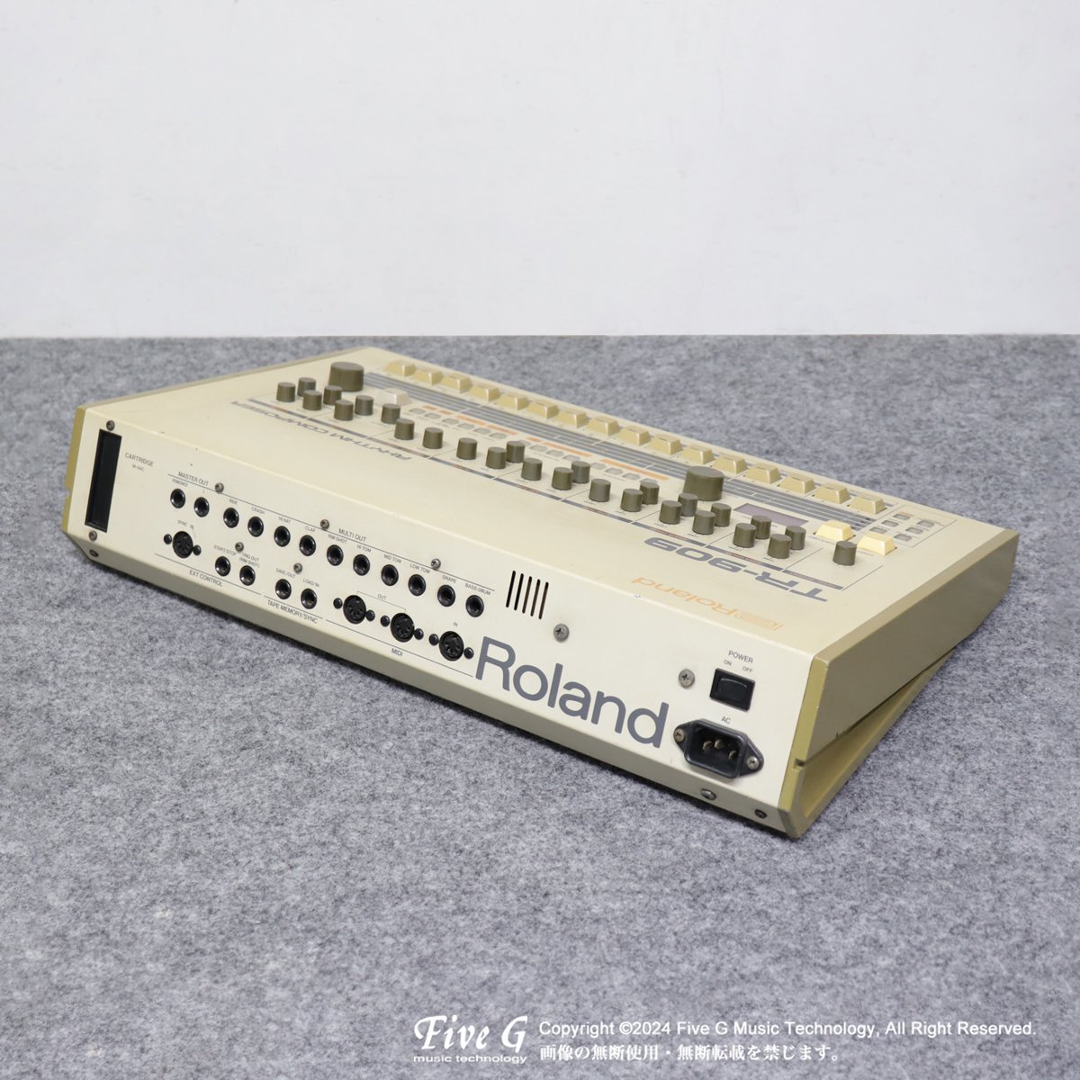 Roland | TR-909 | ヴィンテージ - Vintage - リズムマシン | Five G music technology