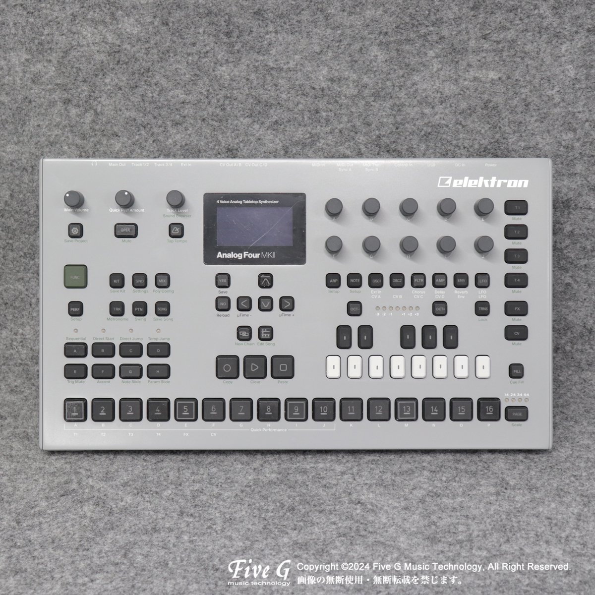 Elektron | Analog Four MKII | 中古 - Used - 音源モジュール | Five G music technology