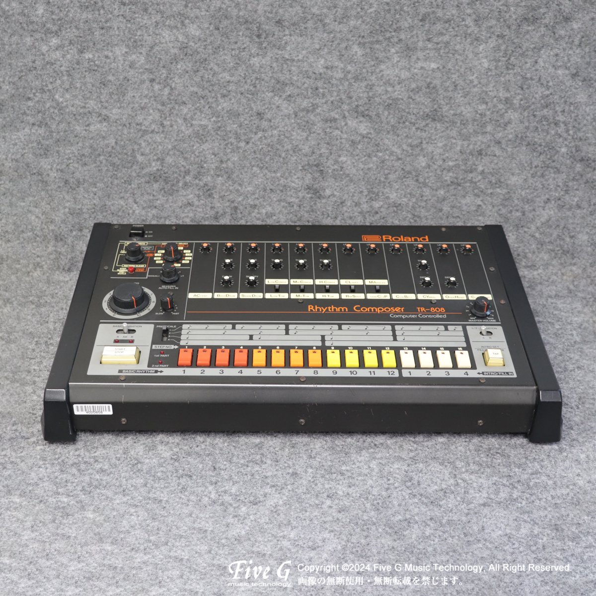 Roland | TR-808 | ヴィンテージ - Vintage - リズムマシン | Five G music technology