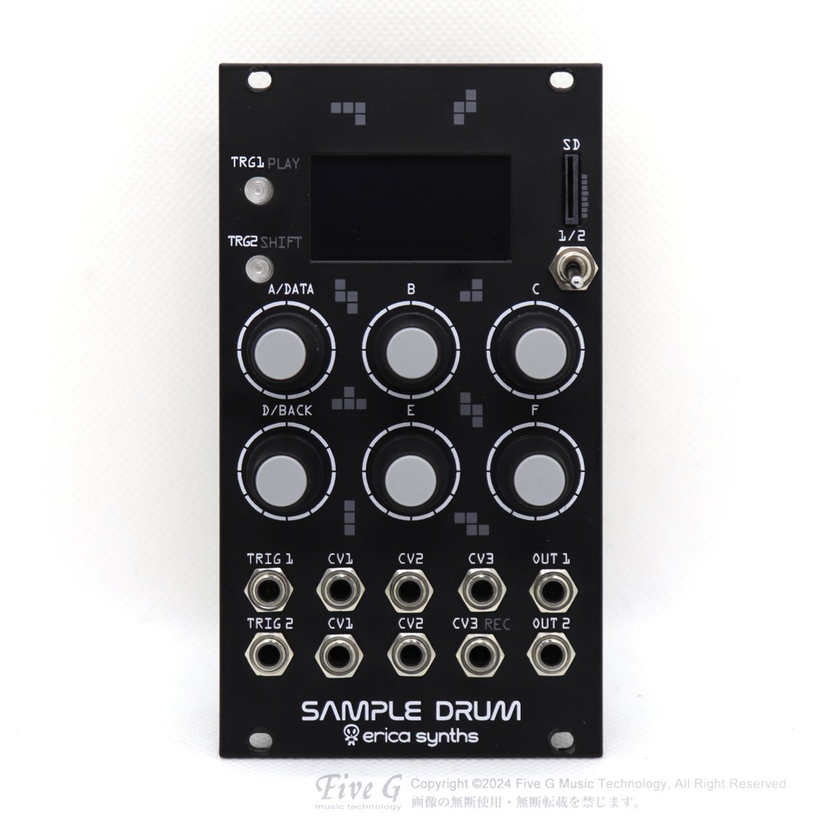 Erica Synths | Sample Drum | 中古 - Used - モジュラーシンセ | Five G music technology