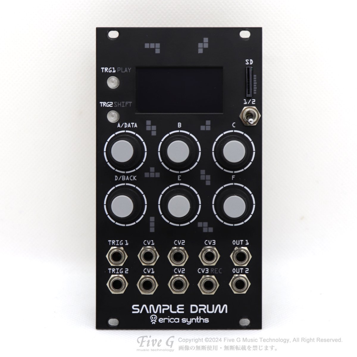 Erica Synths | Sample Drum | 中古 - Used - モジュラーシンセ | Five G music technology