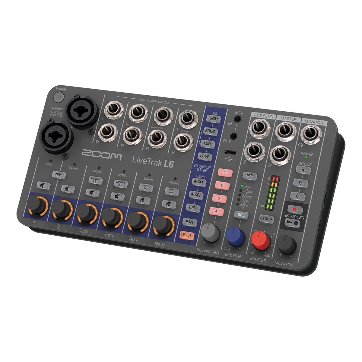 【2025.6月購入】【新品同様】ZOOM LiveTrak L6 ズーム ZOOM | LiveTrak L6 | Five G music technology
