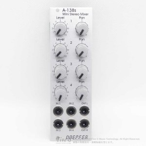 Doepfer | A-138s Miniature Stereo MixerBò<img class='new_mark_img2' src='https://img.shop-pro.jp/img/new/icons20.gif' style='border:none;display:inline;margin:0px;padding:0px;width:auto;' />