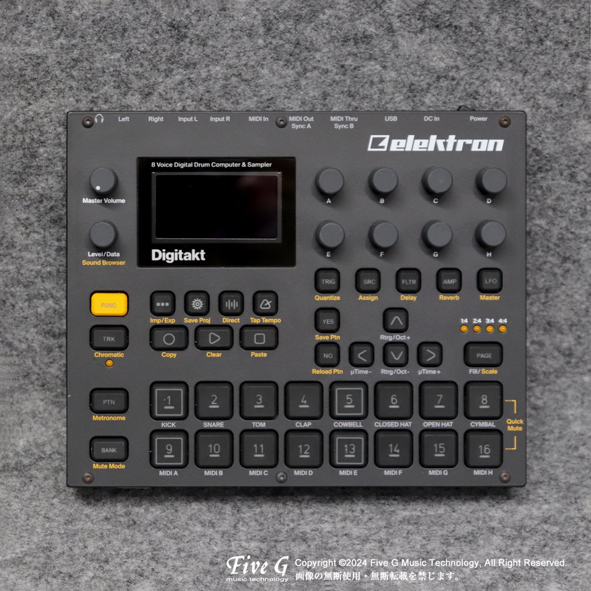 Elektron | Digitakt | 中古 - Used - 音源モジュール | Five G music technology