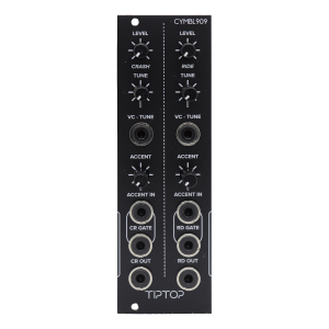 Tiptop Audio | CYMBL-909 Cymbals (Black Panel)<img class='new_mark_img2' src='https://img.shop-pro.jp/img/new/icons5.gif' style='border:none;display:inline;margin:0px;padding:0px;width:auto;' />