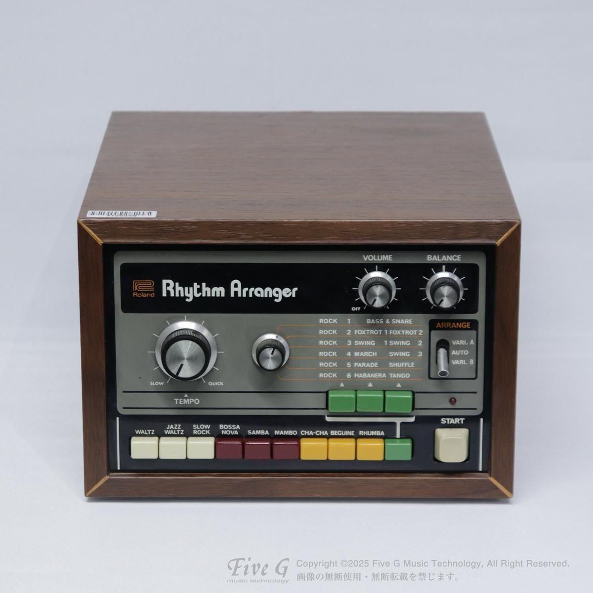 【美品】Roland TR-66 完動品 リズムマシン ローランド Roland | TR-66 | 中古 - Used - リズムマシン | Five G music technology