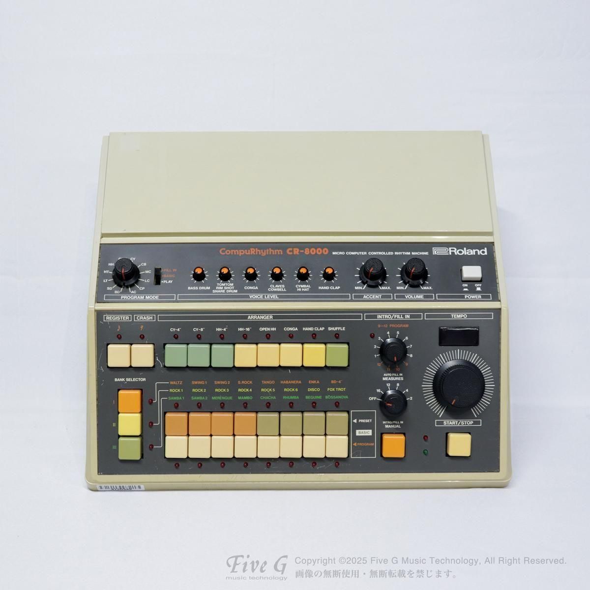ROLAND CR-8000 Analog Drum Machine 1981 | HD DEMO - YouTube