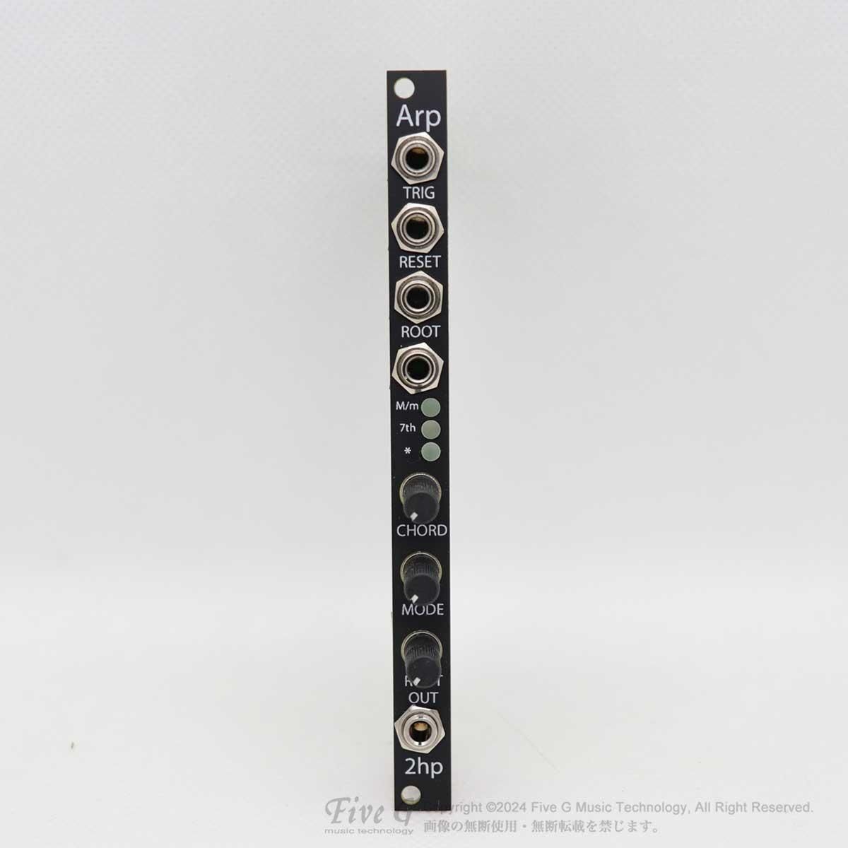 二*式様 2hp アルペジエイター　モジュラーシンセ 2hp | Arp | - モジュラーシンセ | Five G music technology