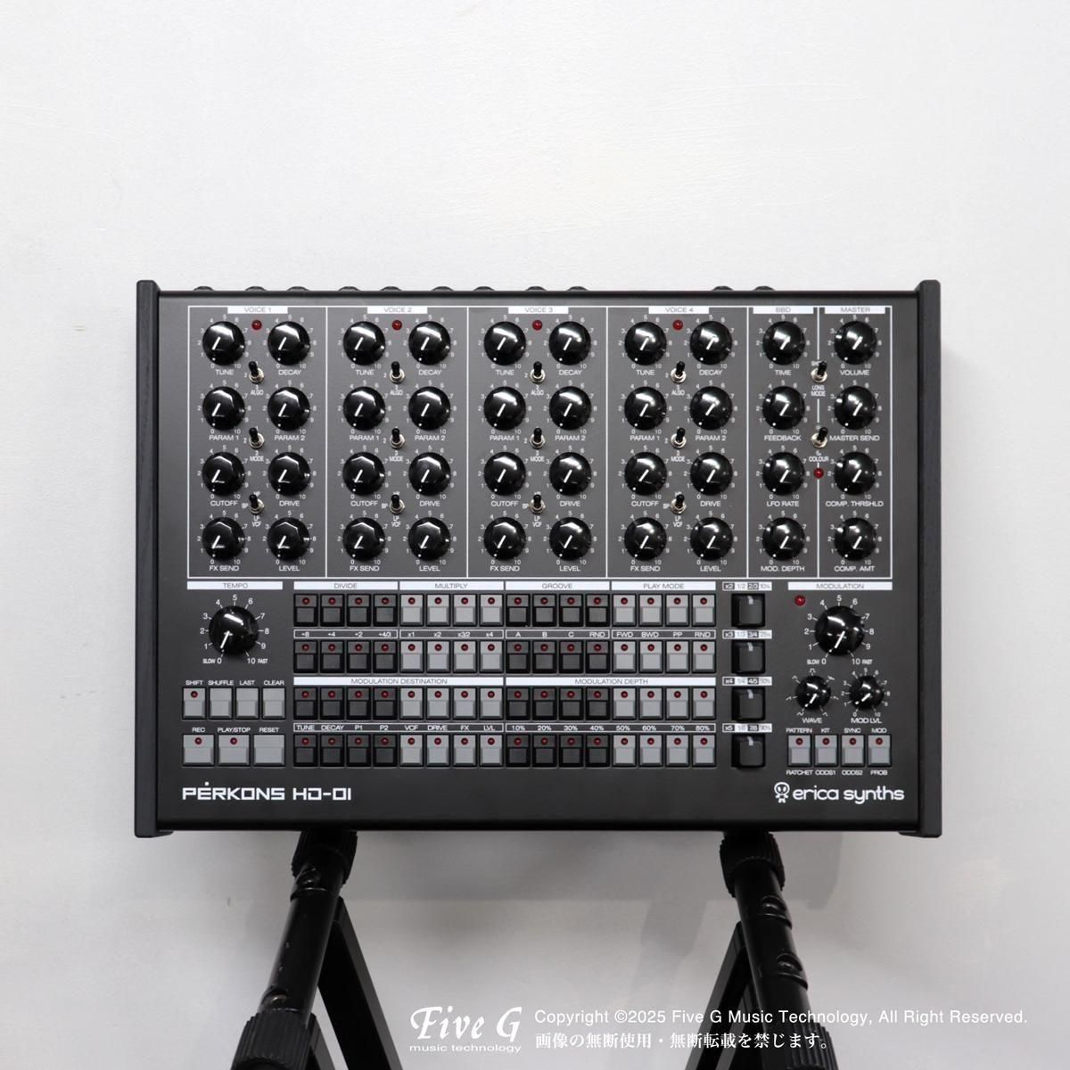 Erica Synths | PĒRKONS HD-01 BLACK | 中古 - Used - リズム