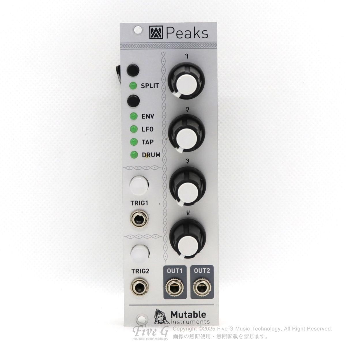 Mutable Instruments | Peaks | 中古 - Used - モジュラーシンセ