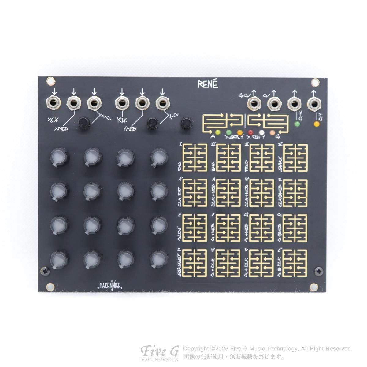 MAKE NOISE RENÉ モジュラーシンセサイザー Make Noise | Rene MK1 | 中古 - Used - モジュラーシンセ | Five G
