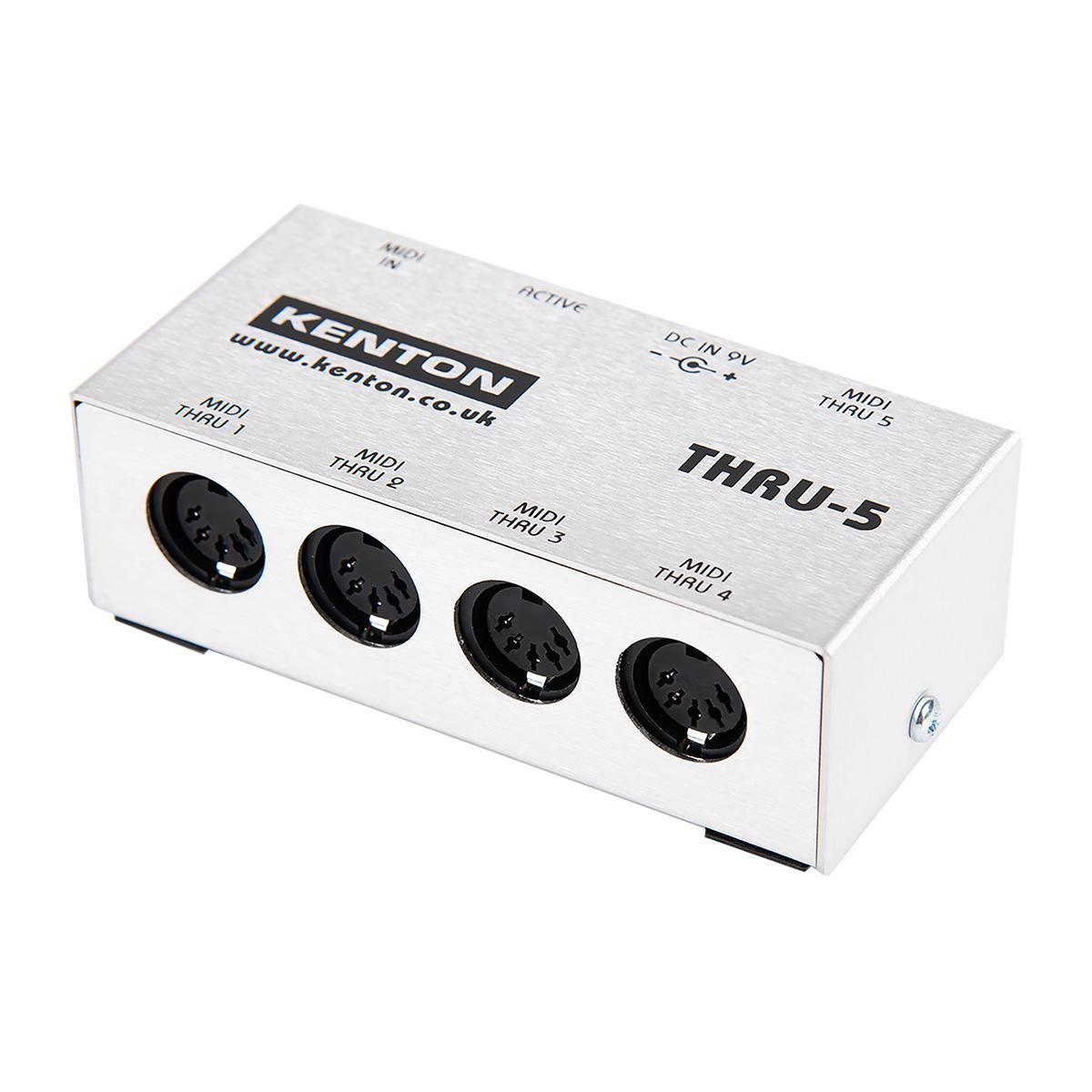 KENTON THRU-5 MIDIインターフェース Kenton Thru-5 MIDI Thru Box | Sweetwater