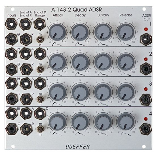 Doepfer A-143-2 Quad ADSR | ユーロラック・モジュラーシンセ | Five G music technology