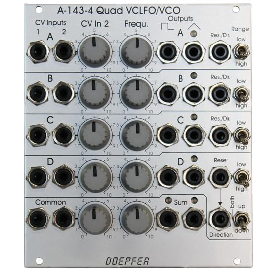 Doepfer A-143-4 QUAD VCLFO/VCO | ユーロラック・モジュラーシンセ 