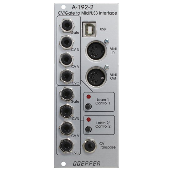 Doepfer A-192-2 CV/Gate to MIDI Interface | ユーロラック 