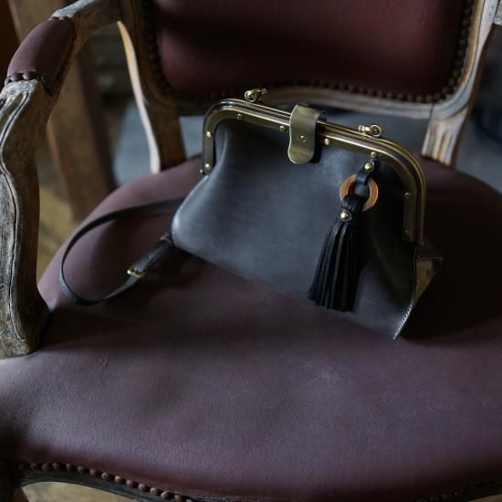 [美品]guriguri がま口bag GAMAGUCHI bag