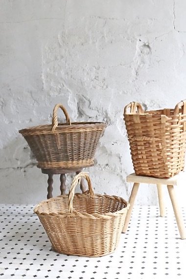 Antique basket / DEF 173011891 ガーデン雑貨、資材を扱うBROCANTE online shop