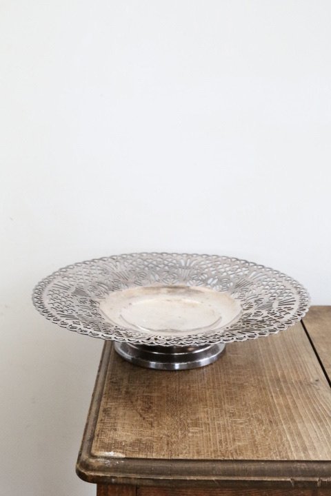 Antique silver plate 179108754