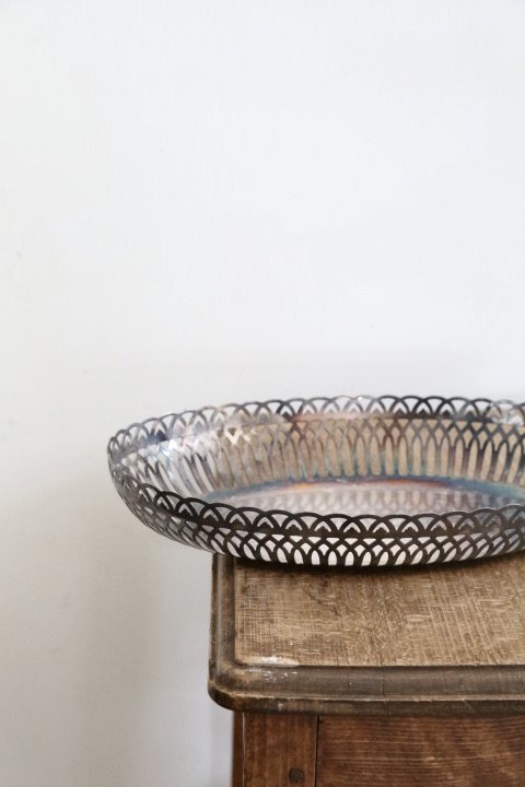 Antique silver plate 179109379