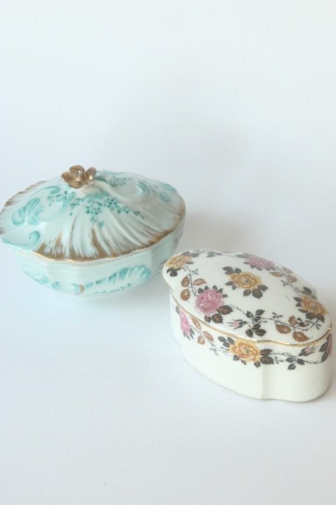 Antique ceramic case / Limoges 183526990