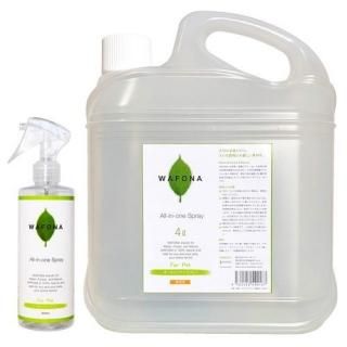 65%OFF【送料無料】 化学合成物質不使用！WAFONA オールインワンスプレー 除菌・消臭・清掃グッズ
