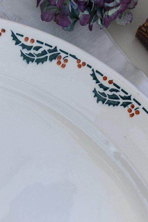 柊のオーバル皿 | フランスアンティーク - antiques ruan