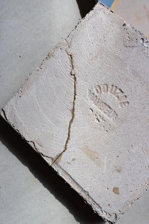 フランス　アンティーク　タイル　10×10 ４枚 アンティーク タイル – フランス、ヨーロッパのアンティーク