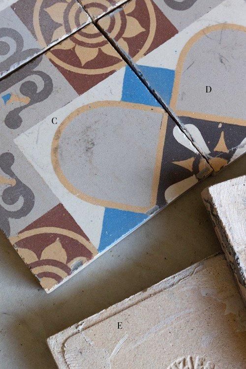 フランスアンティークタイル | フランスアンティーク - antiques