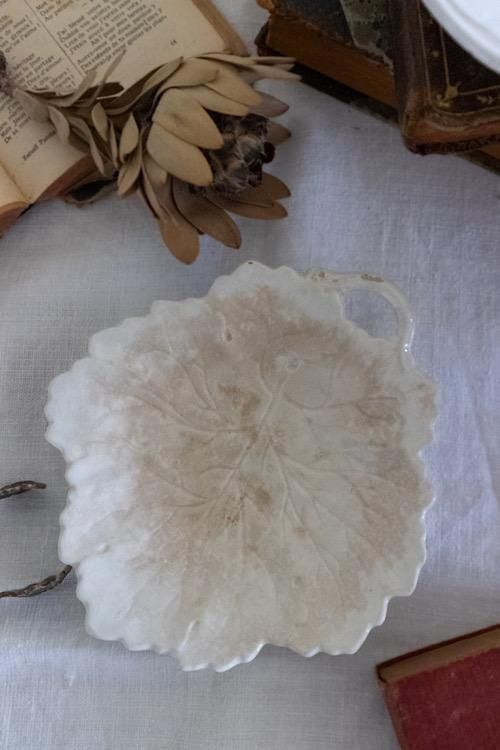 リュネヴィル　リーフモチーフ　プレート　小物入れ　ヴィド・ポッシュ　　小皿 リュネヴィル リーフモチーフ プレート 小物入れ ヴィド