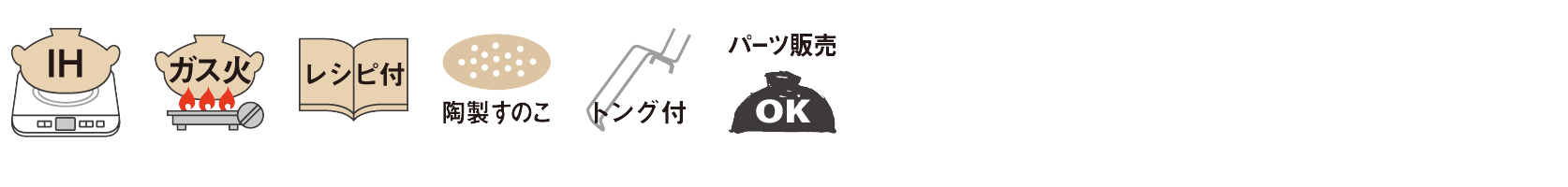 IH対応ヘルシー蒸し鍋補足情報