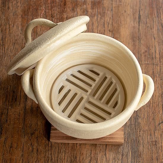 ☆新品箱付き ☆伊賀焼　長谷園　蓋つき“陶珍麺”