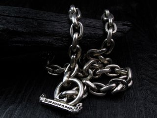 Small Oval Chain Links & T-bar Necklace [N-188]
 ⡼륪Х   TС ͥå쥹 60cm 