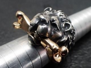 ガボラトリー ガボール 10K ゴールド ホース リングJP18号 ガボラトリー ガボール 10K ゴールド ホース リングJP18号