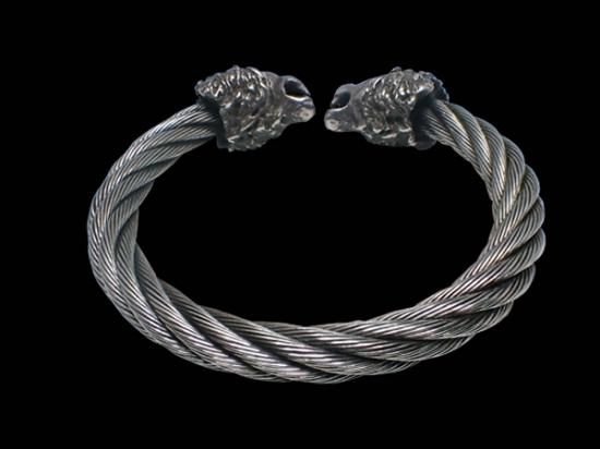 Lion Cable Wire Bangle [BG-09] - GABORATORY ATELIER