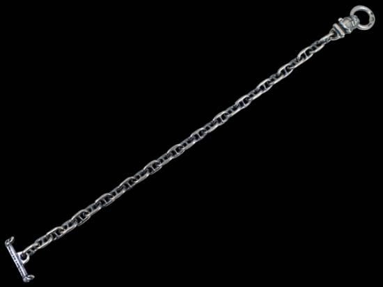 5.5mm Marine Chain With Old Bulldog Bracelet [B-203] 21cm