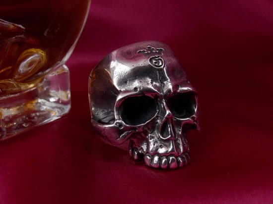 Large Skull Ring Without Jaw [R-8], - GABORATORY ATELIER
