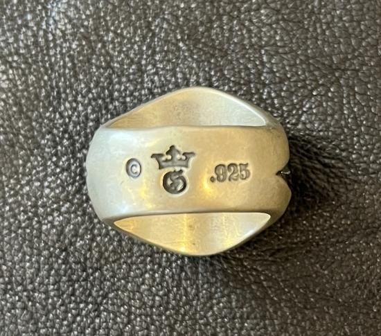 ガボラトリー Gaboratory Cross oval signet ring クロス