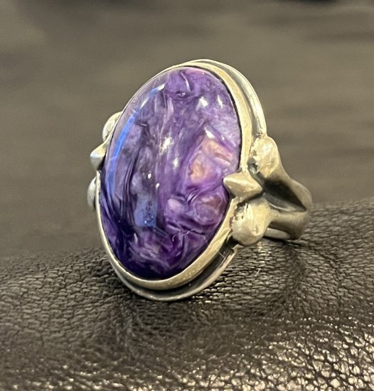 Charoite Zaza Ring [ZR-22] - GABORATORY ATELIER