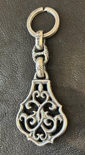 Half Size Arabesque With H.W.O Maltese Cross H.W.O, Chiseled Anchor Chain & Key Ring [WH-17]