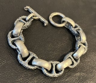 H.W.O & Chiseled Anchor Links Bracelet [B-71]
