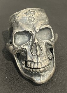 Old Large Skull Ring [R-124]