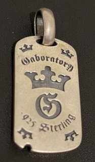 G&Crown With H.W.O Dog Tag (Half Size) [DT-06]