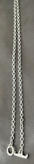 3.9Chain & 1/16 T-bar Necklace [N-110] 80cm