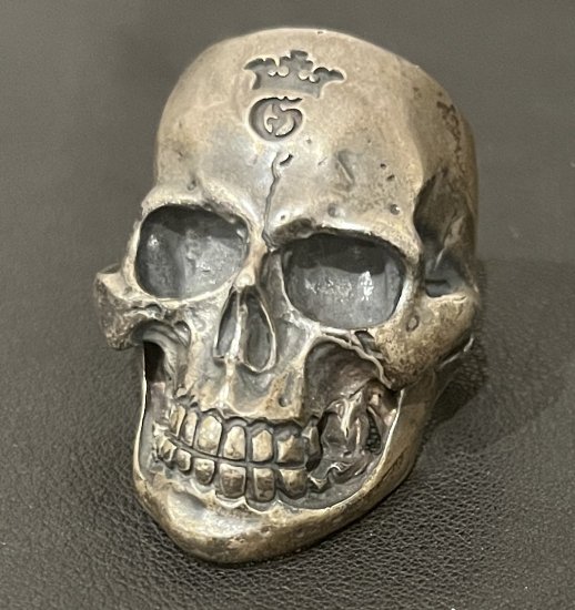 Large Skull Ring with Jaw 3rd generation [R-140] - GABORATORY ATELIER